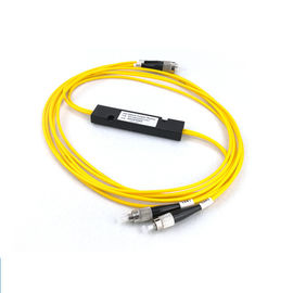 FC Connector Fiber Optic PLC Splitter Box 2x2 2.0mm 1260-1650nm Wavelength