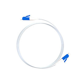 PVC White Fiber Optic Patch Cord Lc Fiber Pigtail Simplex 0.9MM 1.5M G652D