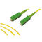 Yellow Single Mode Optical Patch Cord / PVC Sc Apc Patch Cord 3 Meter