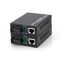 Black Ethernet Fiber Media Converter 10/100/1000M Single Fiber Single Mode 20km