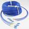 Armored Fiber Optic Patch Cable , Singlemode Multicore Outdoor Lc Lc Patch Cord