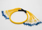 Lc Upc-Lc Upc Patch Cord , Yellow SM Patch Cord 2.0mm 24 Cores Branch