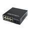 1 Fiber+8 Rj45 Port Fiber Gigabit Ethernet Media Converter High Performance
