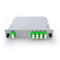 Customized Fiber Length Fiber Optic PLC Splitter Module 2x8 Cassette Card