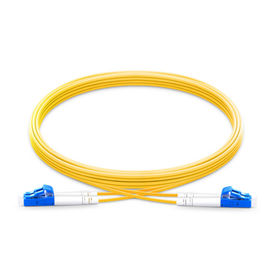 Customized Length Duplex Fiber Optic Patch Cord Lc Lc Single Mode 2.0mm 3.0mm Dia.