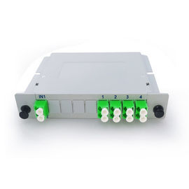 Customized Fiber Length Fiber Optic PLC Splitter Module 2x8 Cassette Card
